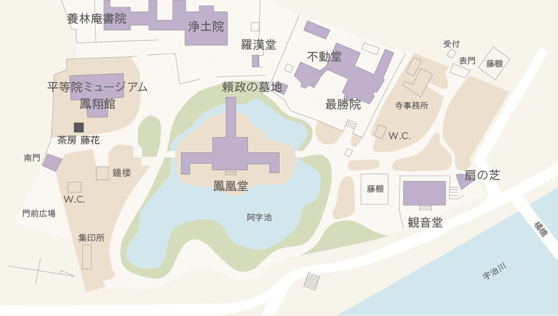 Map of Byodo-in