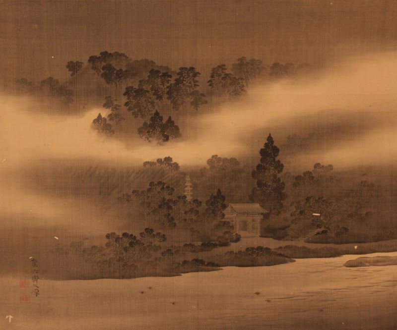 山田文厚「宇治川図」（宇治名勝詩歌書画帖より）明治28年（1895）.jpg